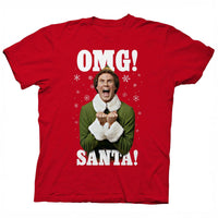 OMG Santa Buddy The Elf Christmas T-shirt