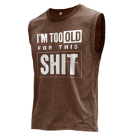 Ich bin zu alt für diesen Scheiß – ärmelloses Tanktop