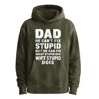 Papà non può risolvere la stupidità, ma può risolvere ciò che di stupido fa Hoodie