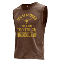 Too Seasoned to Care Sleeveless Tank