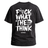 Herren-T-Shirt aus gewaschener 230 g schwerer Baumwolle im Retro-Stil