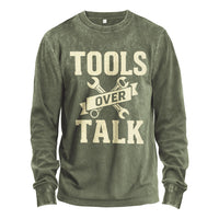 Tools Over Talk Langarmshirt
