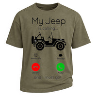 My Jeep Is Calling Tee