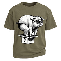 Diving Pig Swimmer Tee