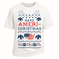 Have Ameri-Christmas Funny Patriotic Holiday T-shirt