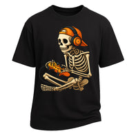 Skeleton Gamer Vintage Graphic T-Shirt