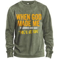 When God Made Me Long-Sleeve Tee